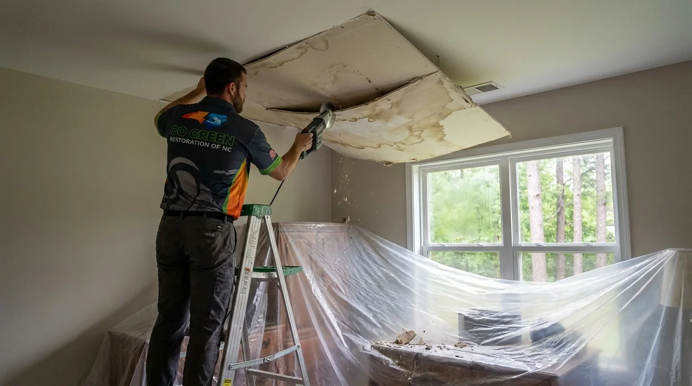 24/7 Emergency Ceiling Water Damage Repair in Middlesex